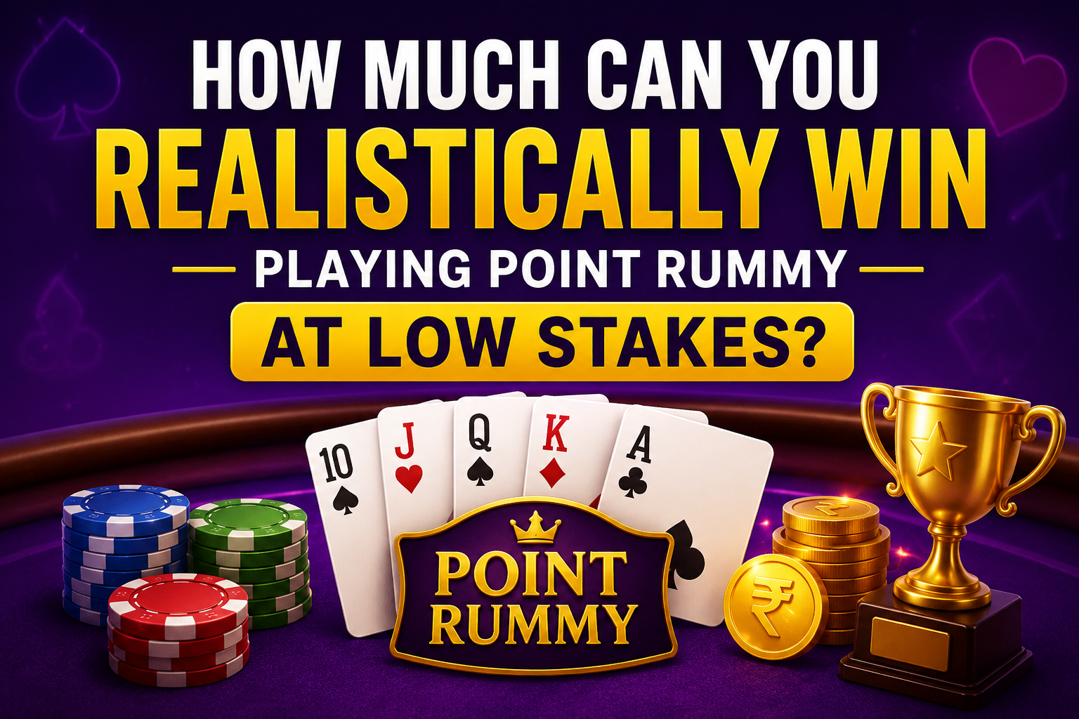 How Much Can You Realistically Win Playing Point Rummy at Low Stakes?