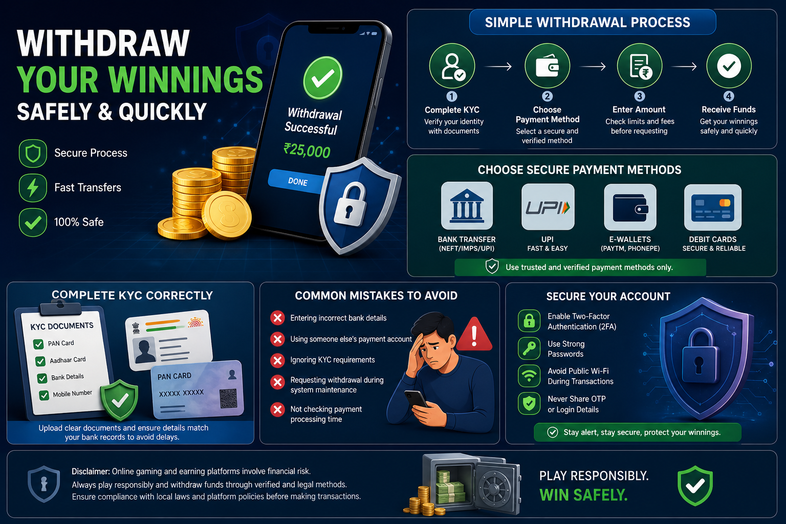 How to Withdraw Your Winnings Safely and Quickly on Teen Patti Craze