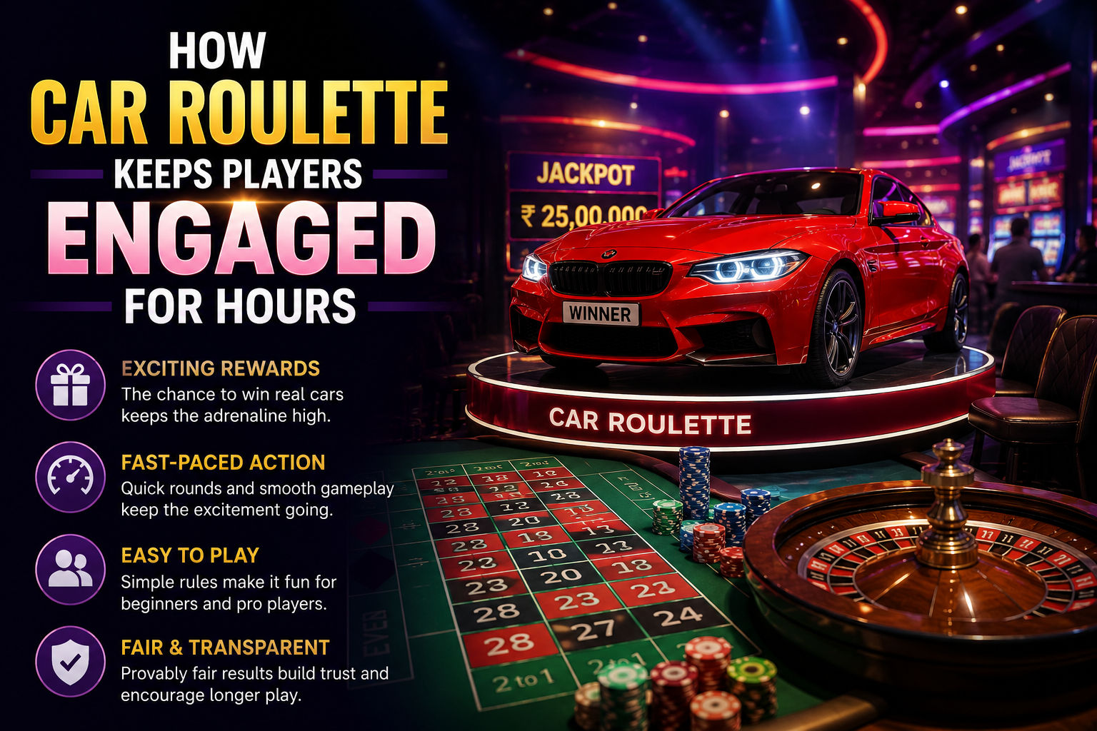 How Car Roulette Keeps Players Engaged for Hours