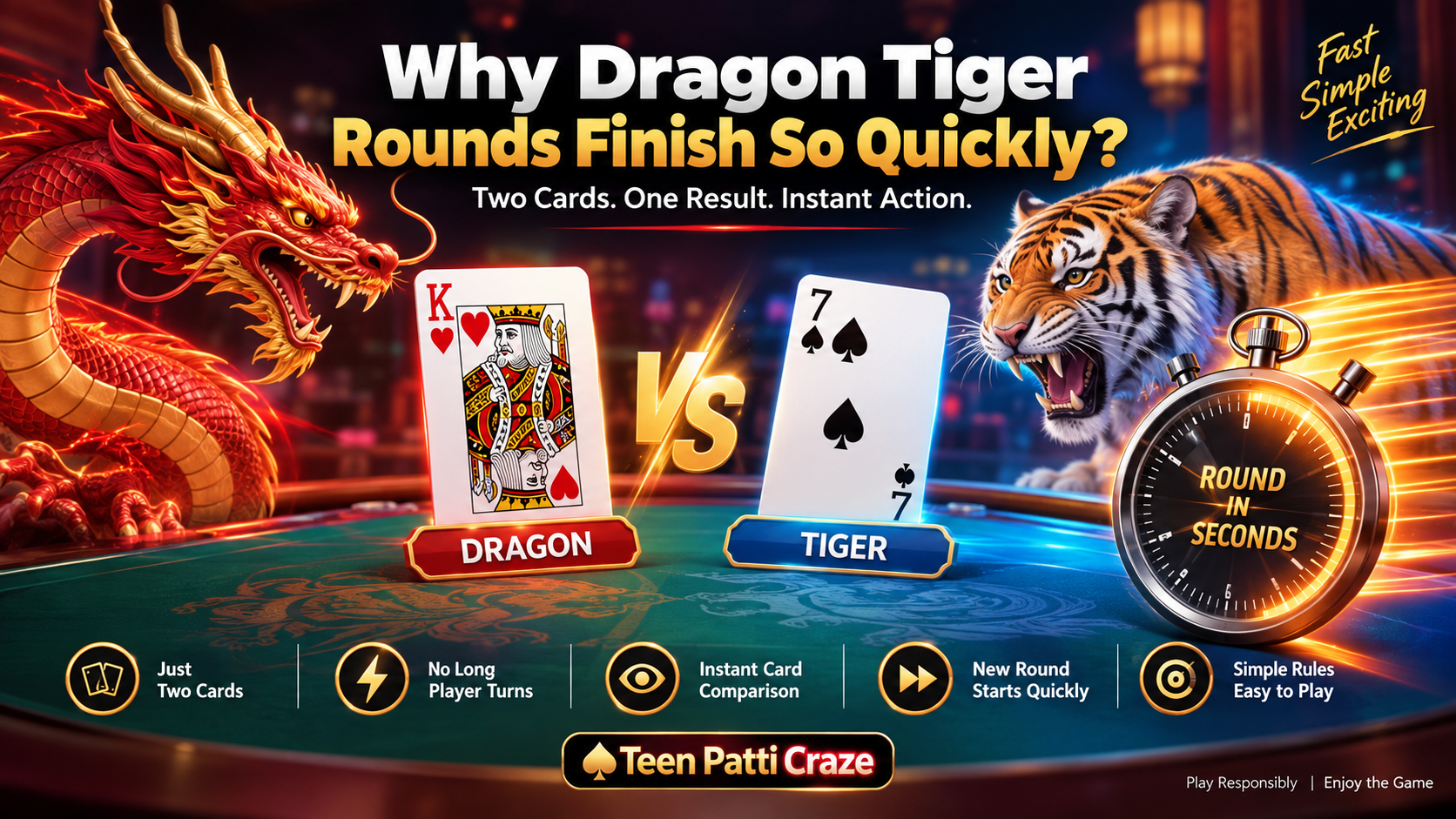 Why Dragon Tiger Rounds Finish So Quickly