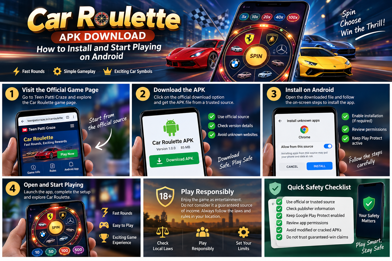 Car Roulette Android APK Guide