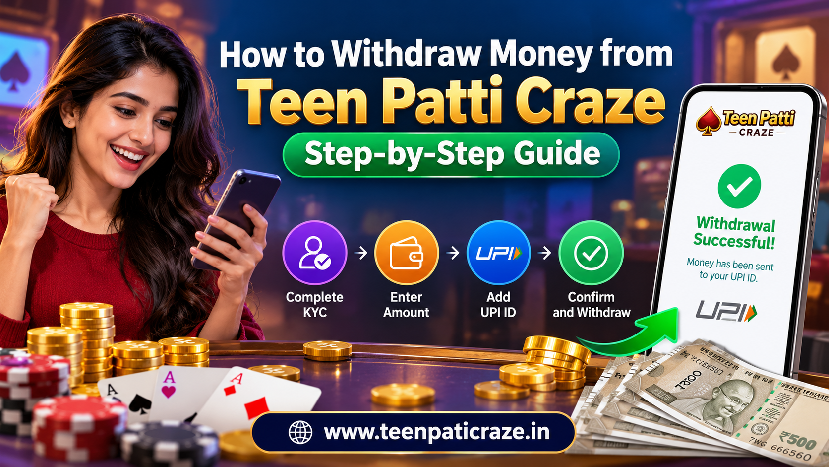Teen Patti Craze Withdrawal Guide
